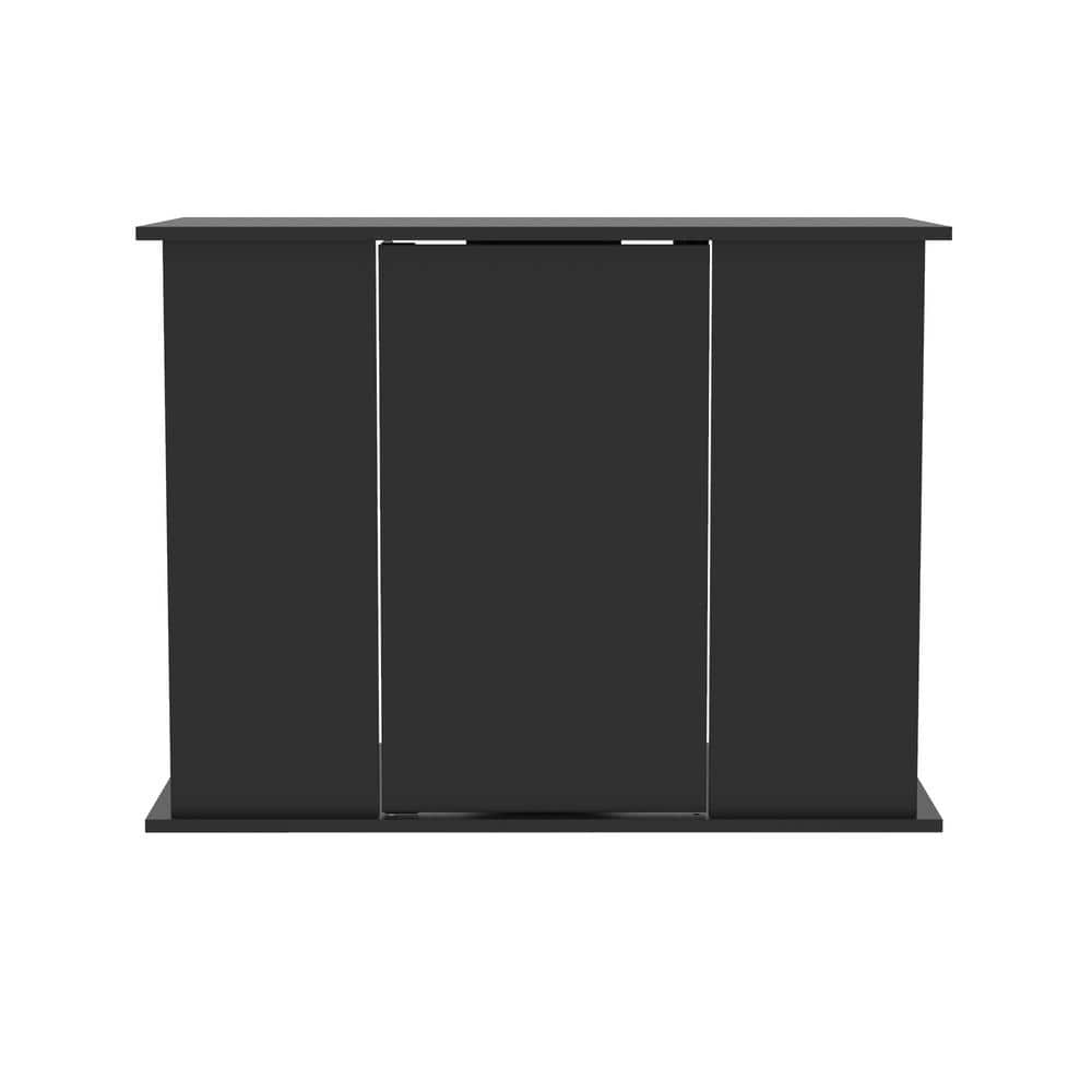 Black Contemporary Solid Top Aquarium Stand Cabinet