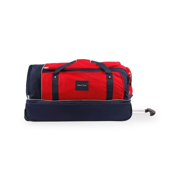 Nautica NT SUBMARINER 30 in. ROLLING DUFFEL - RED/NAVY NT-WD-X330