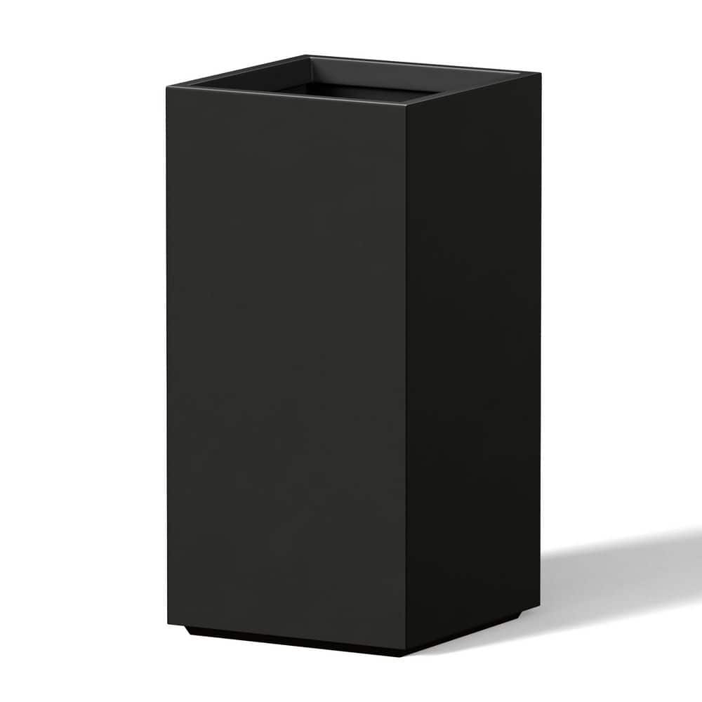 14 in. Large Charcoal Black (Enhanced Interior) Concrete Rectangular Planter / Pot with drainage holes price history on PriceWatchPro