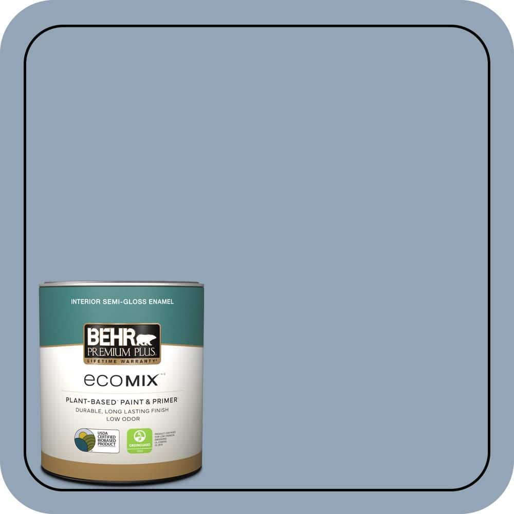 1 qt. #580F-4 River Valley Semi-Gloss Enamel EcoMix Plant-Based Interior Paint & Primer price history on PriceWatchPro