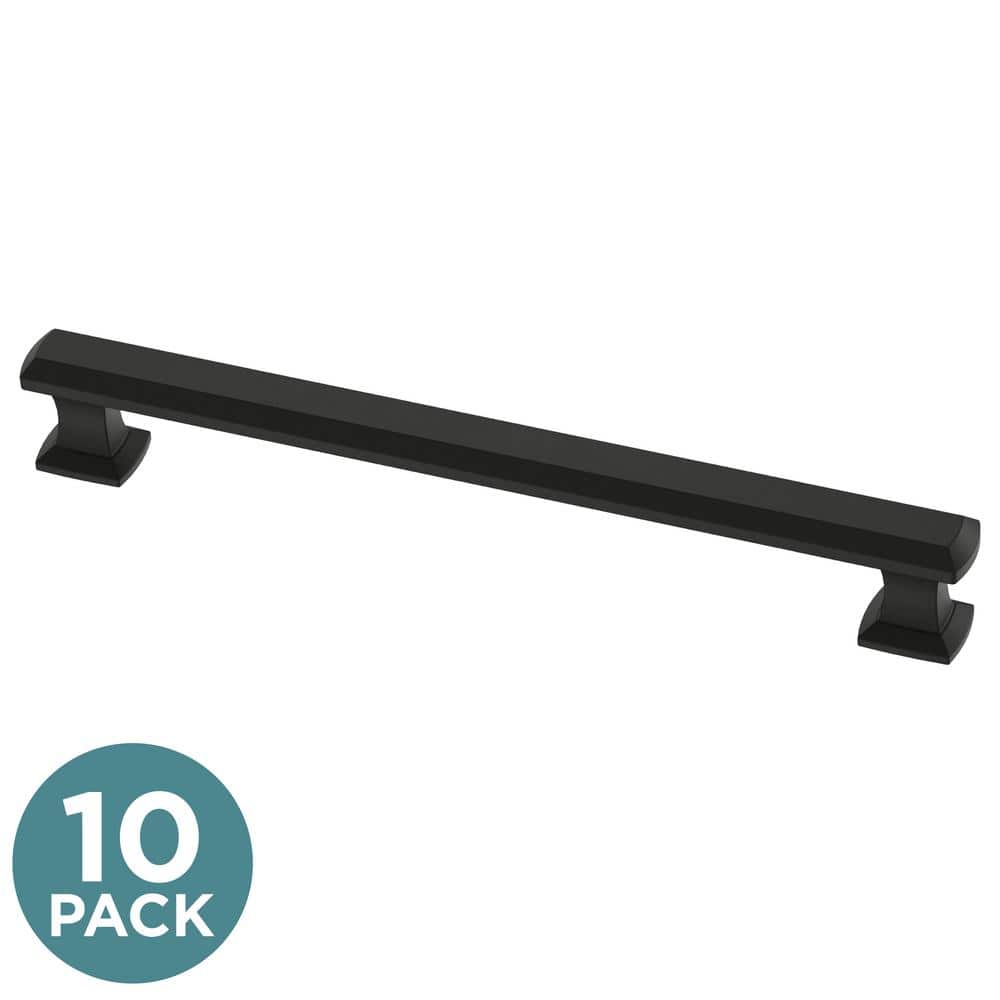 (10-Pack) Chamfered Slim Bar 6-5/16 in. (160 mm) Classic Matte Black Cabinet Handle Drawer Bar Pulls price history on PriceWatchPro