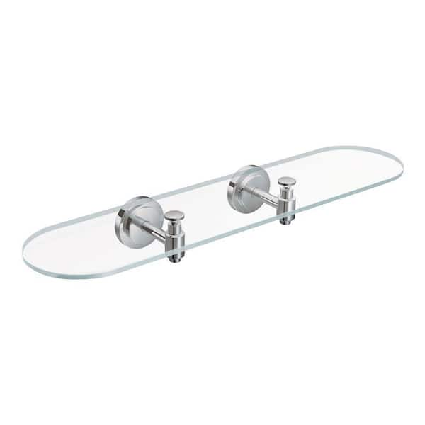 MOEN Iso 5-41/100 in. L x 2-31/50 in. H x 20-2/5 in. W Wall-Mount Clear ...