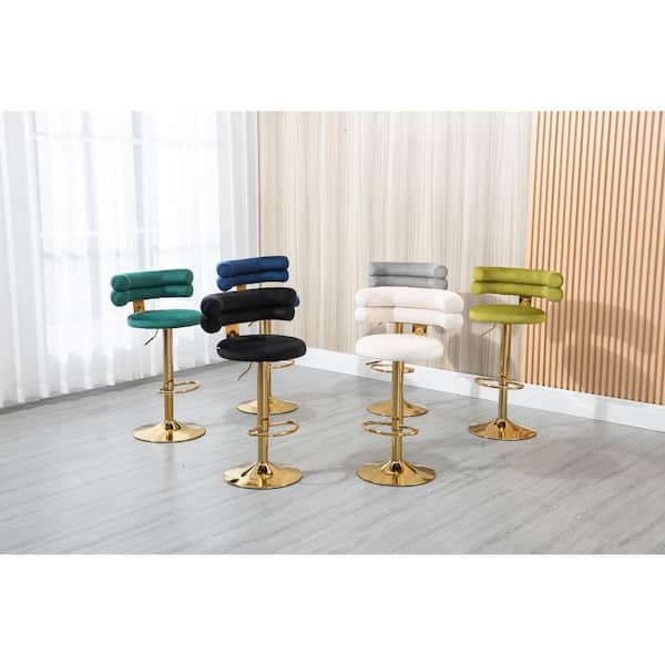 ivory swivel bar stools