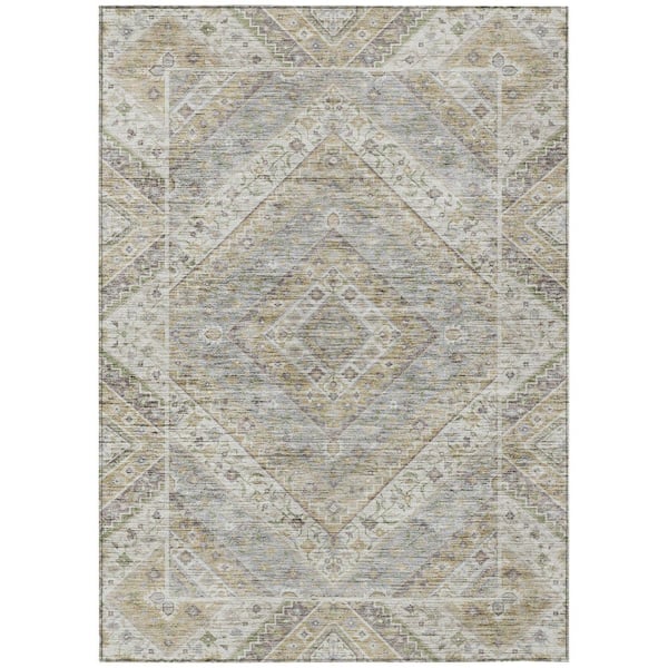 Addison Rugs Chantille Machine Washable Indoor/Outdoor Abstract ACN2195 Ivory 3 ft. x 5 ft. Area Rug