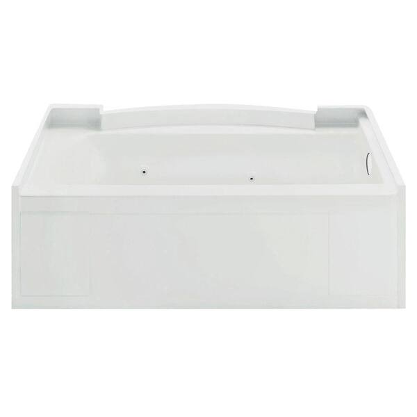 STERLING Accord 5 ft. Whirlpool Tub with Right-Hand Drain in White