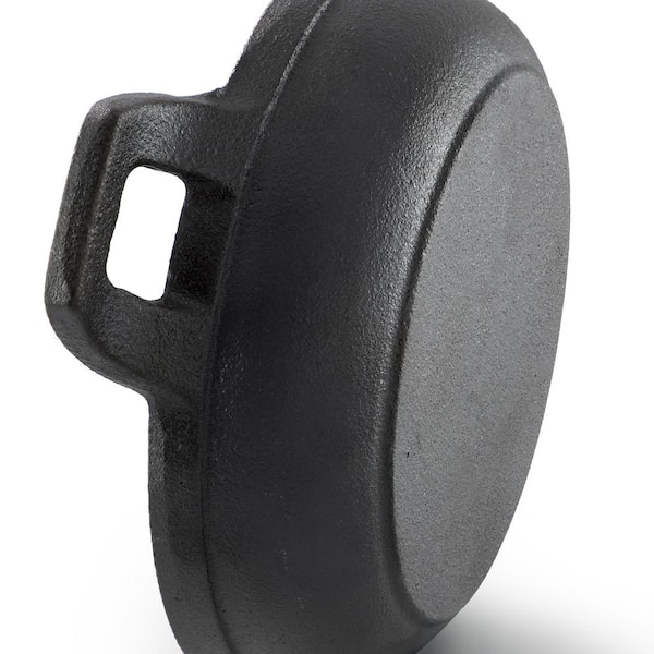 Megachef 5 in. Round Cast Iron Frying Pan for Indoor/Outdoor Use