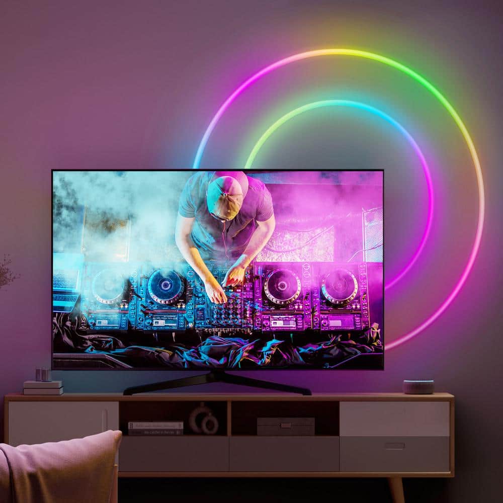 Govee 6.5ft RGBIC Multicolor LED Neon Rope Light