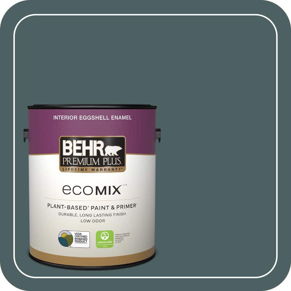 1 gal. #PPU12-20 Underwater color Eggshell Enamel EcoMix Plant-Based Interior Paint & Primer price history on PriceWatchPro