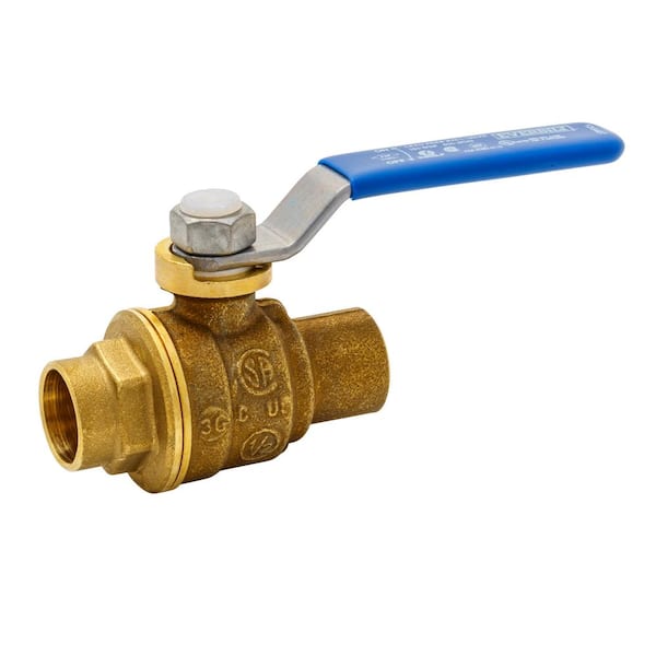1/2 in. SWT Full Port Lead Free Brass Ball Valve