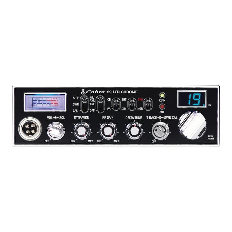 29 LTD Classic 40-Channel AM/FM CB Radio with Microphone in Chrome