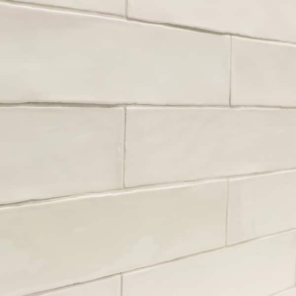 Ivy Hill Tile Catalina Vanilla 3 in. x 12 in. x 8 mm Polished Ceramic Subway Wall Tile (10.76 sq.ft./case) Ivy Hill Tile Catalina Vanilla 3 in. x 12 in. x 8 mm Polished Ceramic Subway Wall Tile (10.76 sq.ft./case)