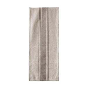14 in. W x 72 in. L Canvas Table Runner with Khaki Stripes