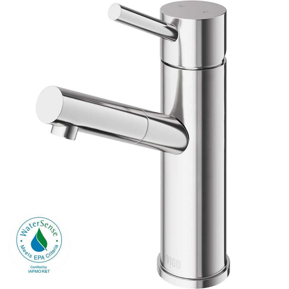 Modern Black Nickel Single-Hole Bathroom Faucet with Ceramic Disc