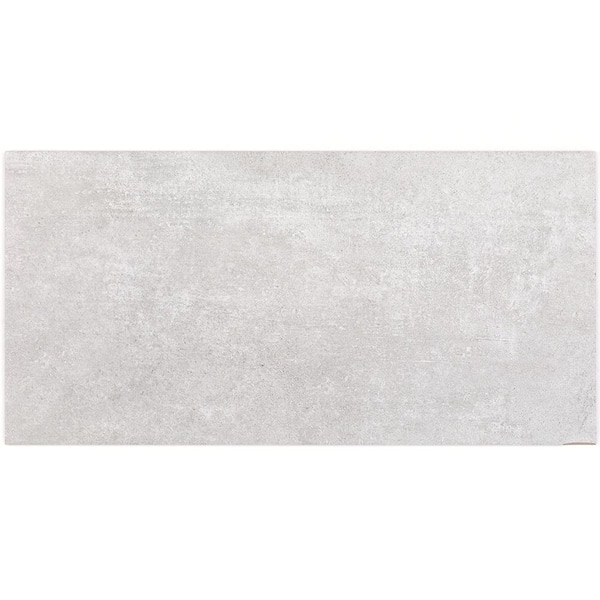 Ivy Hill Tile Essential Cement Gray 4 in. x 8 in.10mm Matte Porcelain Floor and Wall Tile Sample