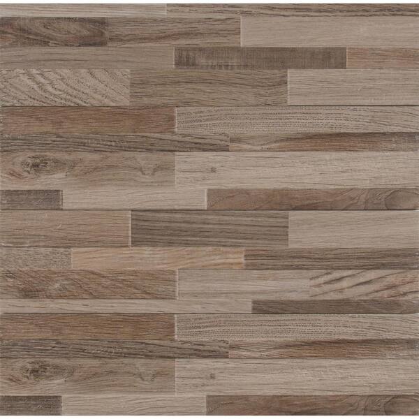 MSI Rain Forest Taupe Ledger Panel 6 in. x 24 in. Matte Porcelain Wall Tile (11. sq. ft. /Case)