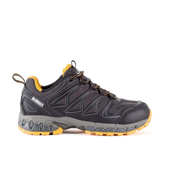 Mens DEWALT Boron Athletic Work Shoe Black Yellow Footwear||Men/'s