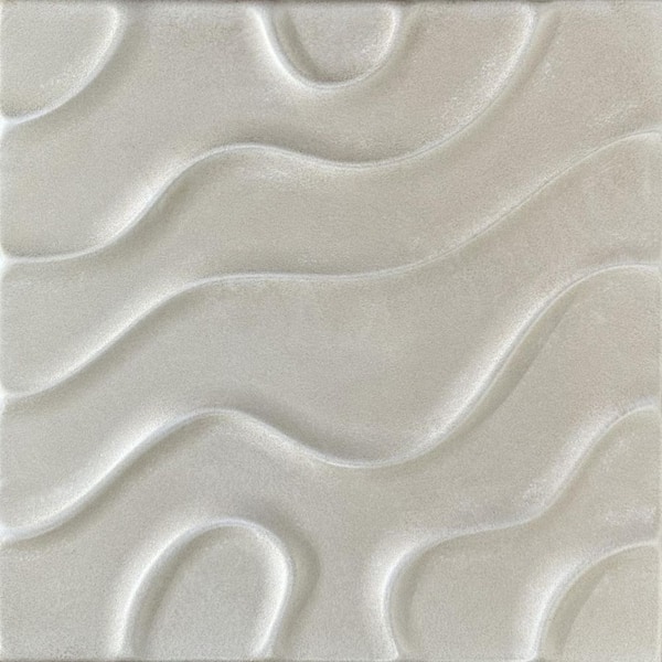 A La Maison Ceilings Modern Art Onyx Gold 1.6 ft. x 1.6 ft. Decorative Foam Glue Up Ceiling Tile (21.6 sq. ft. /case)