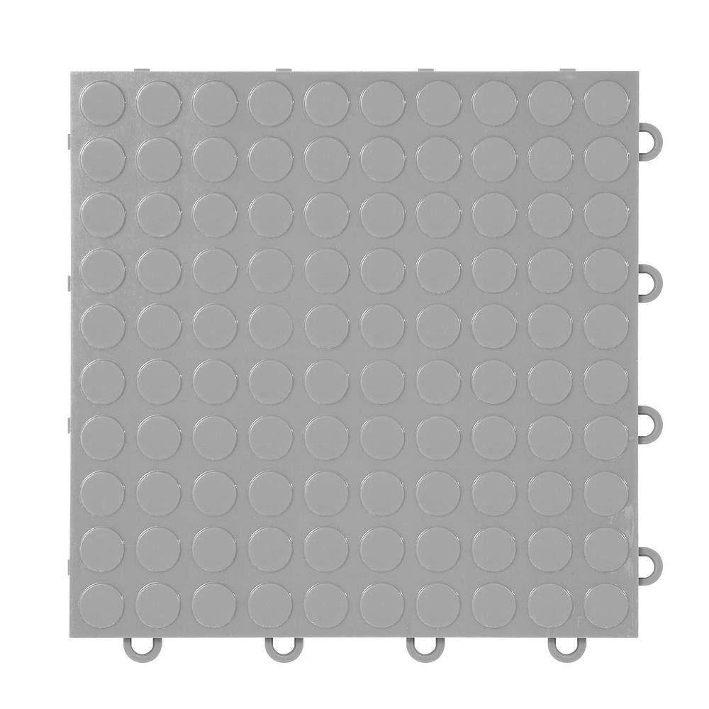Nitro Coin 3/8 in. Garage Tiles, Gunmetal, 12 in. x 12 in., 52-Pack, Covers 52 sq. ft., Interlocking Floor Tiles price history on PriceWatchPro