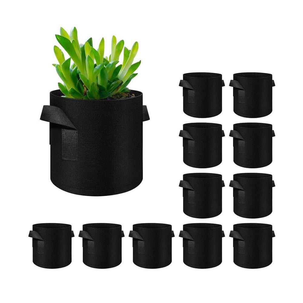 10 Gal. Thickened Nonwoven Fabric Tree Watering Bag for Slow Release Drip Irrigation, Vegetable Planter with Handles price history on PriceWatchPro