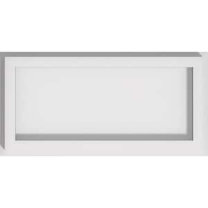 1 in. P X 10 in. W X 5 in. H Rectangle Architectural Grade PVC Contemporary Ceiling Medallion