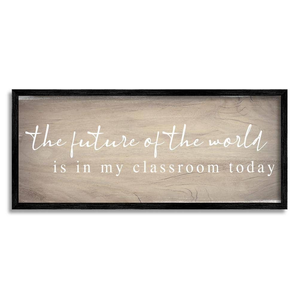 The Stupell Home Decor Collection Rustic Classroom Teacher Quote Design ...