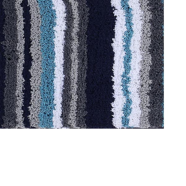 Better Trends Torrent Collection Turquoise 20 in. x 60 in. 100% Cotton Bath  Rug BATO2060TU - The Home Depot