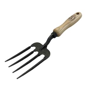 11.8 in. L Twisted Tines Garden Fork, 6.5 in. L Handle