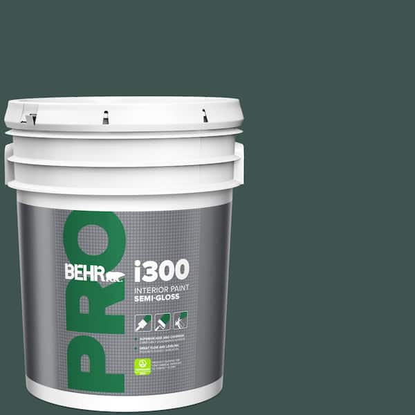 BEHR PRO 5 gal. #480F-7 Sycamore Tree Semi-Gloss Interior Paint