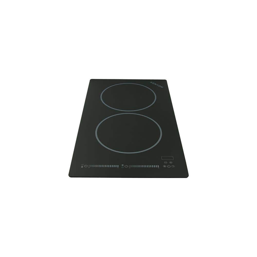 Bridge 12 in. Smooth Induction Cooktop in Black with 2-Elements Including Bridge Burner