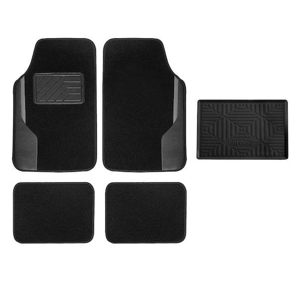 Buy Universal PVC Car Floor Mats, Black, Non-Cracking, Plastic Car Mats, 5 Pcs Set