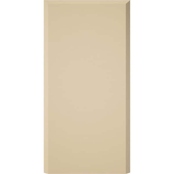 Ekena Millwork 4-1/2-in W x 9-in H x 1-in P Standard Foster Plinth Block with Beveled Edge (2-Pack)