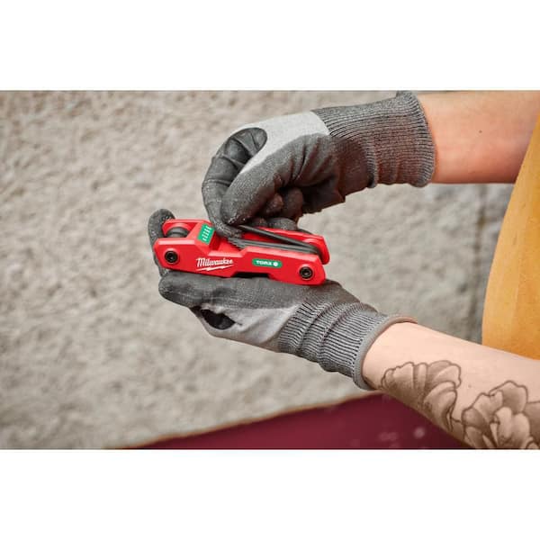 Milwaukee 8-Key Folding Torx Hex Key Set with 17- Key Folding Hex Key Set (25-Piece)