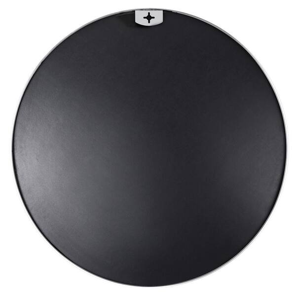 32 in. W x 32 in. H Round Framed Wall Bathroom Vanity Mirror in 