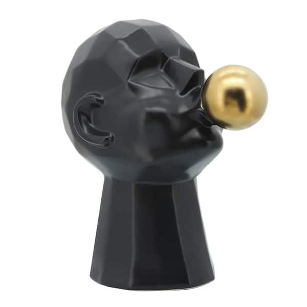 Liv & Skye 12 in. Bubble Gum Man in Black