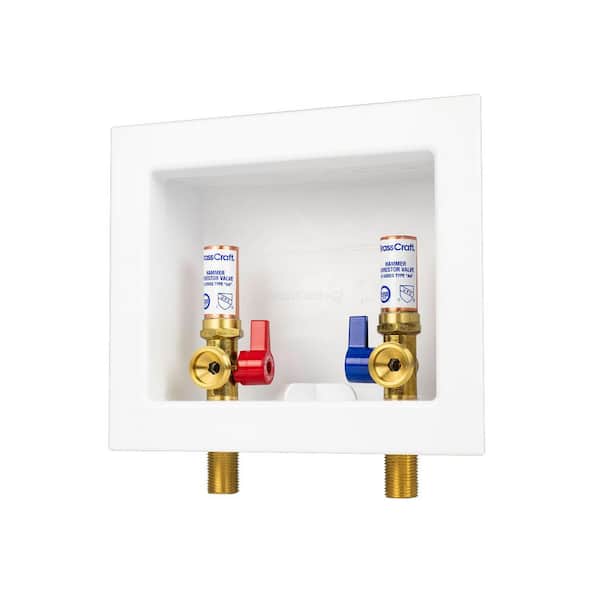1/2 in. NOM Sweat/MIP x 3/4 in. Garden Hose with 1/4 Turn Brass Ball Valves and Hammer Arrestors