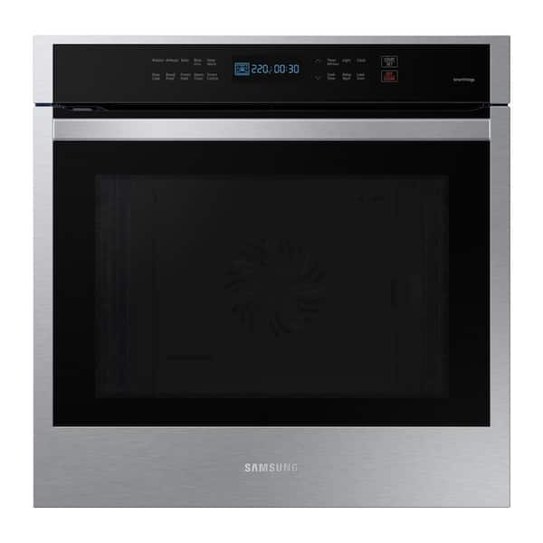 Samsung 24 in. 3.1 cu. ft. Single Built-in Wall Oven with True Convection in Stainless Steel