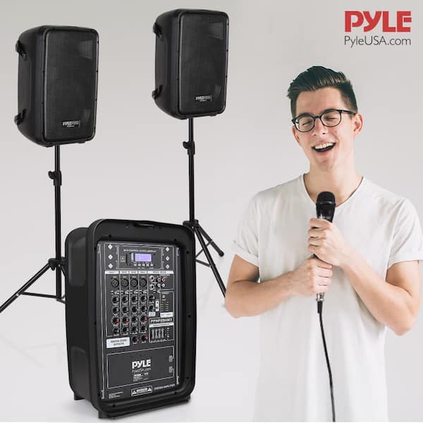 Pyle 8-Channel Bluetooth Studio Audio Mixer in the Public Address