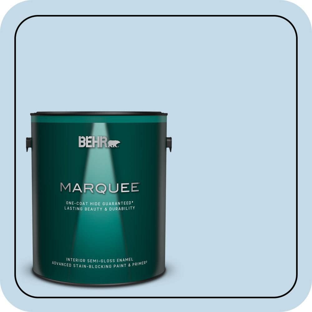 1 gal. Home Decorators Collection #HDC-CT-15 Summer Sky Semi-Gloss Enamel Interior Paint & Primer price history on PriceWatchPro