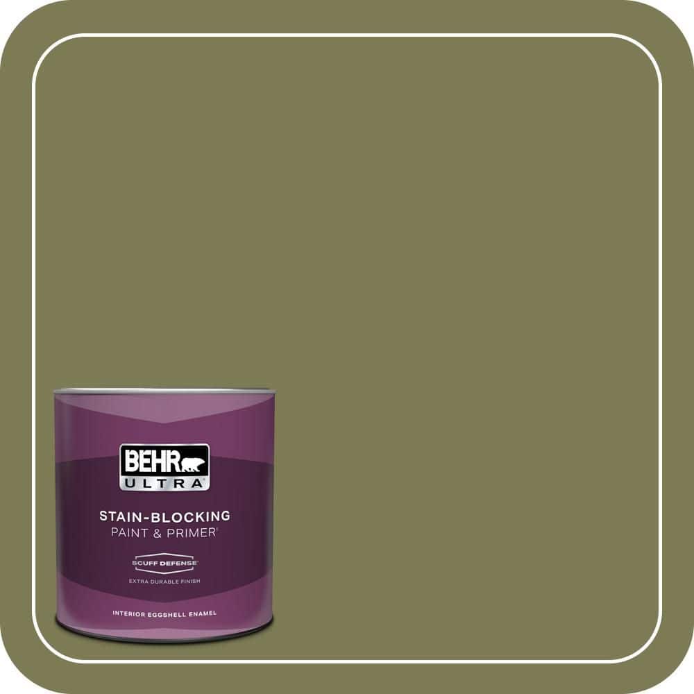1 qt. #S370-6 Seaweed Salad Extra Durable Eggshell Enamel Interior Paint & Primer price history on PriceWatchPro