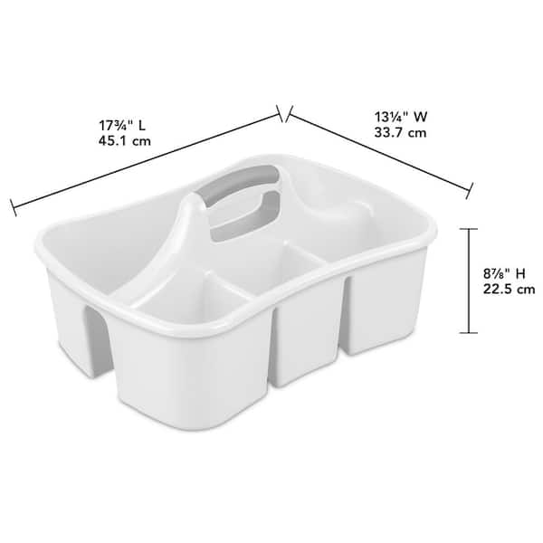 STANDARD CLEANING TOTE CADDY GREY x6 101684
