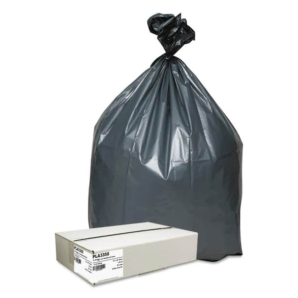 Boardwalk 33-Gallons Clear Plastic Can Twist Tie Trash Bag (100-Count) in  the Trash Bags department at