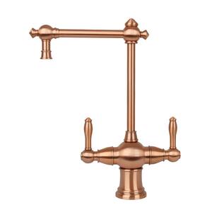 2-Handle Copper Drinking Fountain Water Faucet
