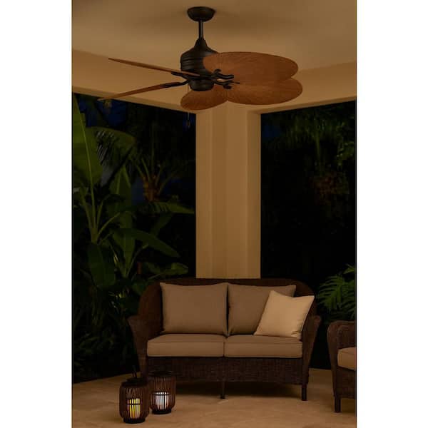 Tropic Air 52 in. Indoor/Outdoor Matte Black Ceiling Fan Pull Chain
