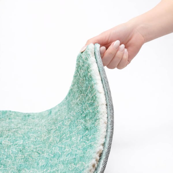 Dream Shag Premium Machine Washable Abstract ADS691 Aloe 2 ft. x 3 ft. Accent Rug