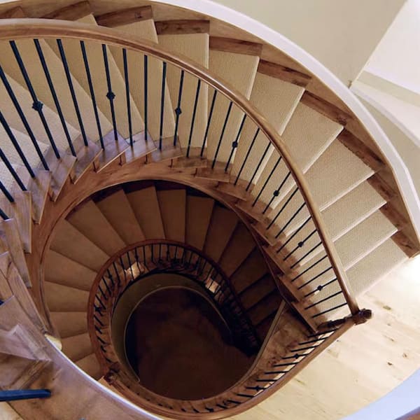 Curved Wood Railings Bending Round Handrail 2″ BRH2