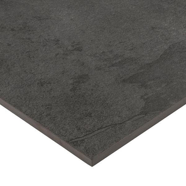 MSI Midnight Montage 2 cm. x  24 in. x 24 in. Matte Porcelain Stone Look Paver (8 sq. ft./Case)