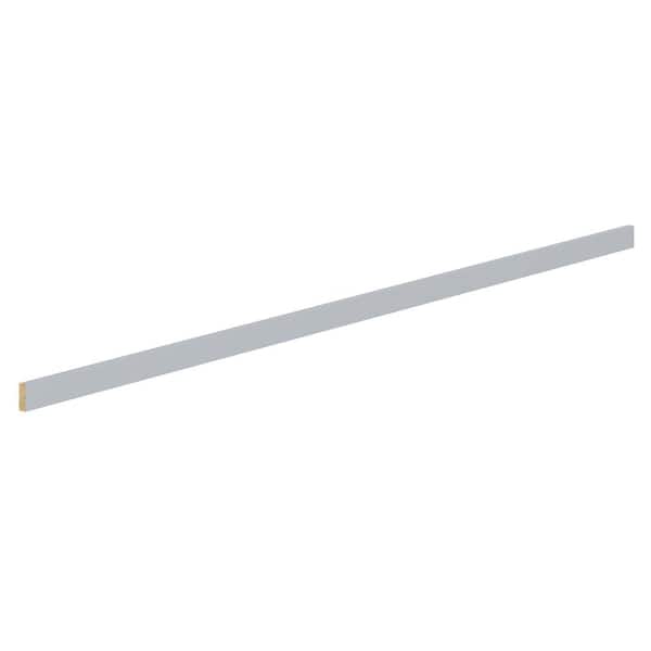 J COLLECTION Milton 96 in. W x 2.36 in. H Valance Edge Moulding in Light Gray