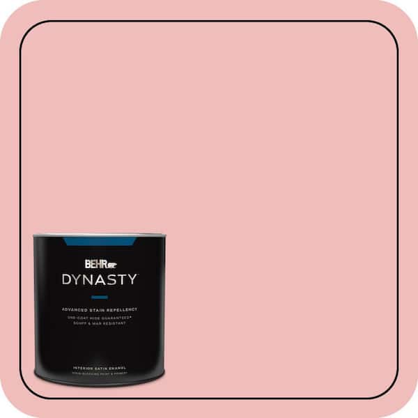 BEHR DYNASTY 1 qt. #CE-01 Alpenglow Satin Enamel Interior Stain-Blocking Paint and Primer