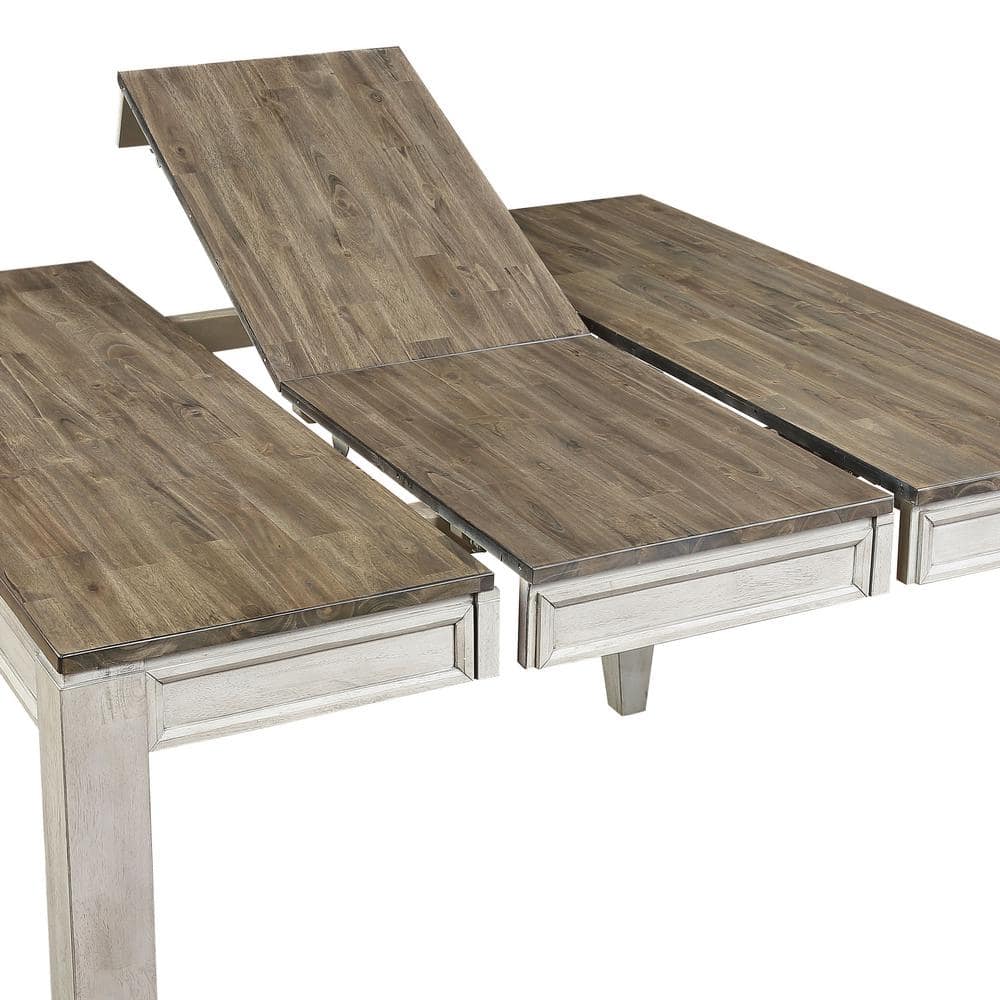 Abacus Smokey Alabaster and Honey 9-Piece Counter Dining Set