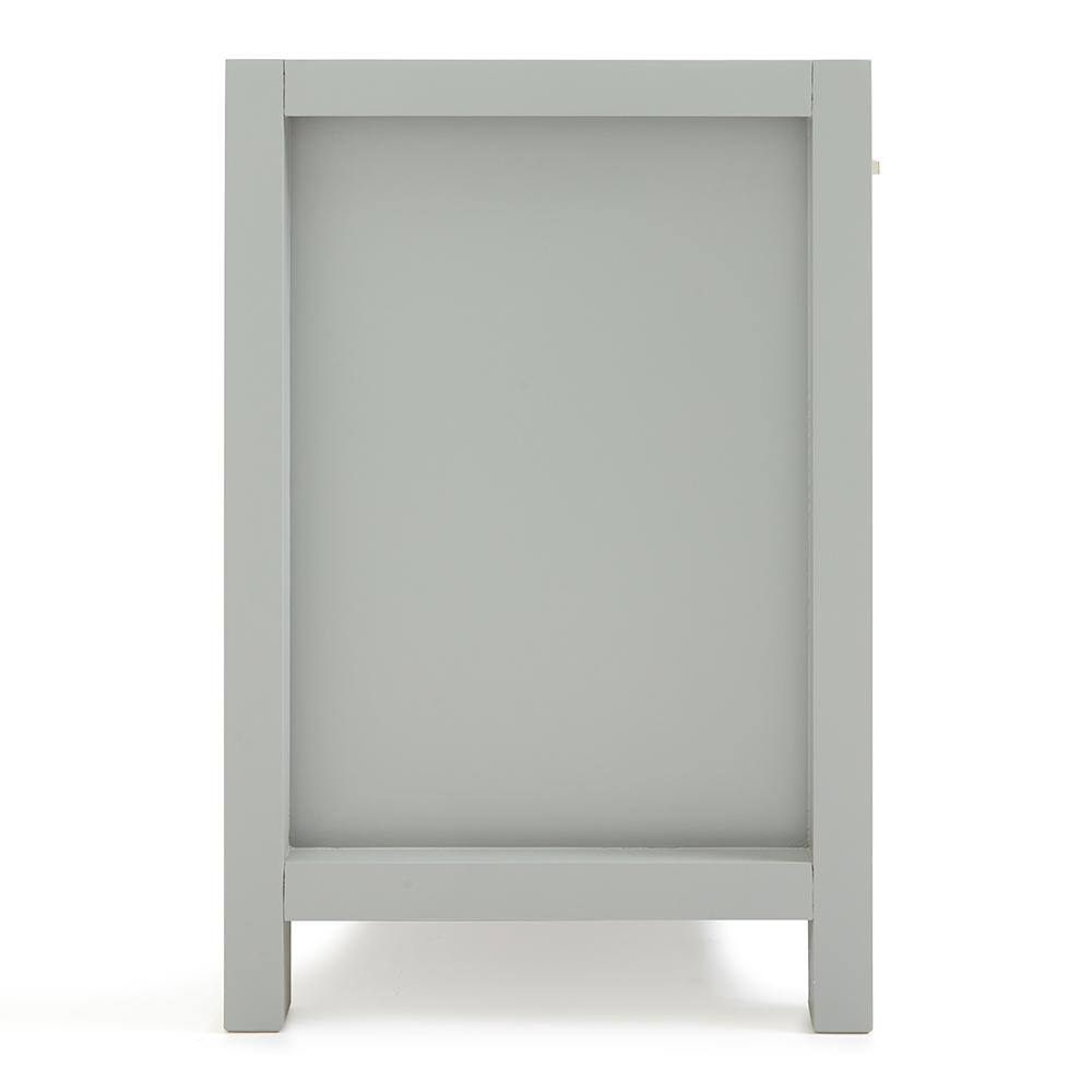Bristol 60" Gray Single Freestanding Vanity Cabinet